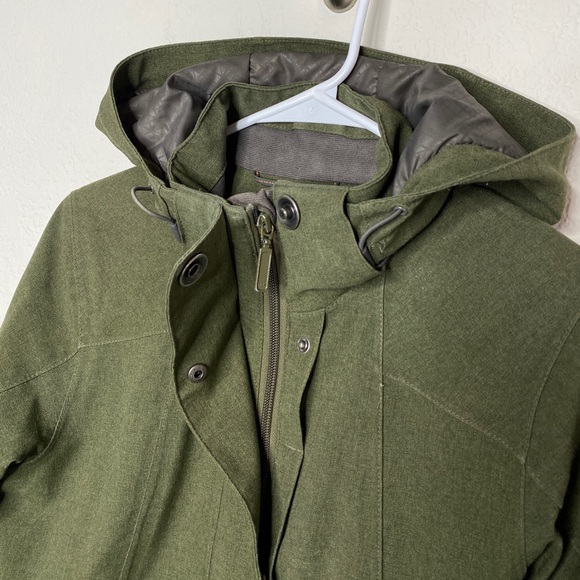 Merrell SelectXdry green long winter jacket hooded - Picture 6 of 9